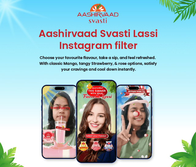Aashirvaad Svasti Lassi Instagram filter